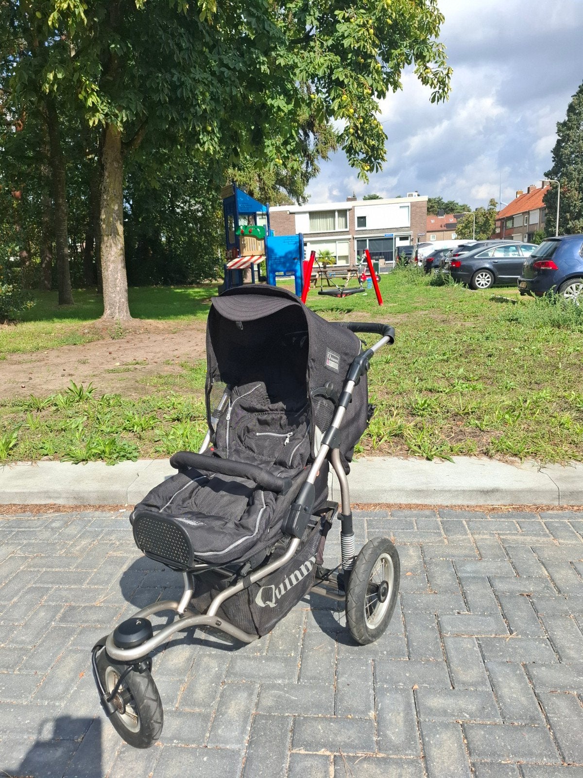 Quinny Freestyle XL kinderwagen met reismandje, Ophalen, Gebruikt, Luchtbanden, Quinny