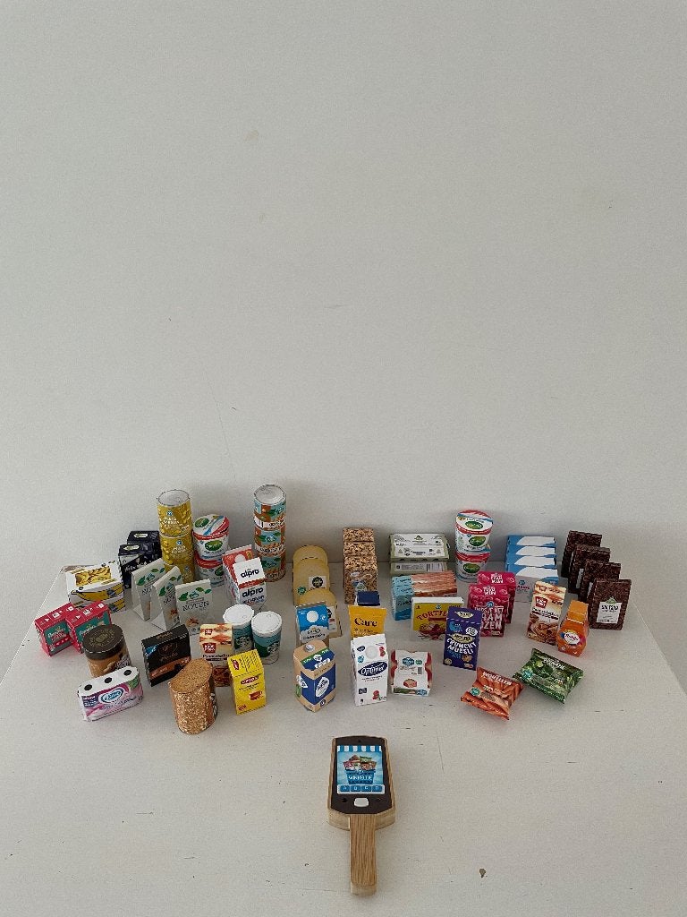 AH Mini's karton + handscanner scanner Albert Heijn, Albert Heijn, Ophalen of Verzenden