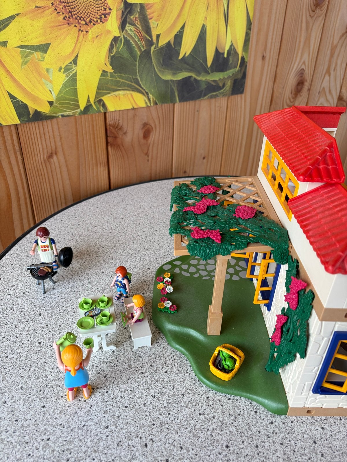 Playmobil Vakantiehuis met BBQ en Figuren, Kinderen en Baby's, Ophalen, Gebruikt, Gebouw, Complete set