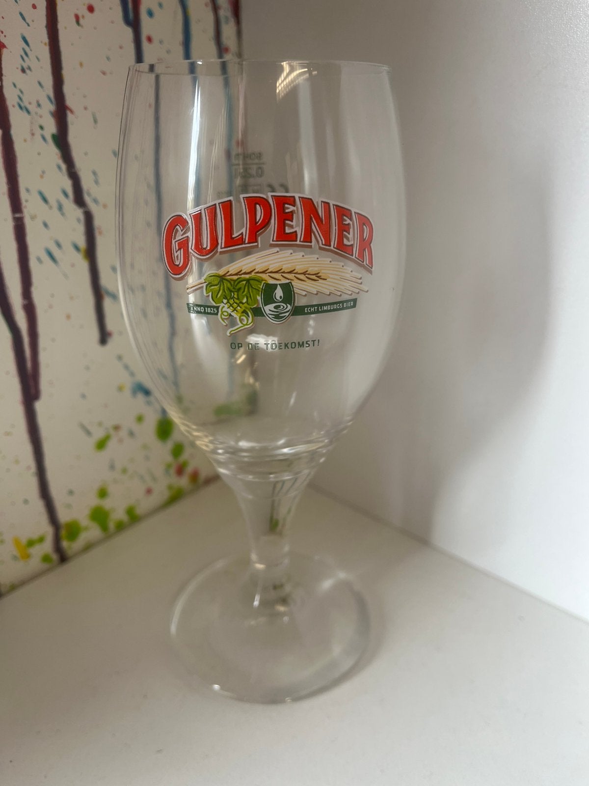 Gulpener bierglazen set van 6 glazen, Ophalen of Verzenden, Nieuw, Glas of Glazen, Gulpener