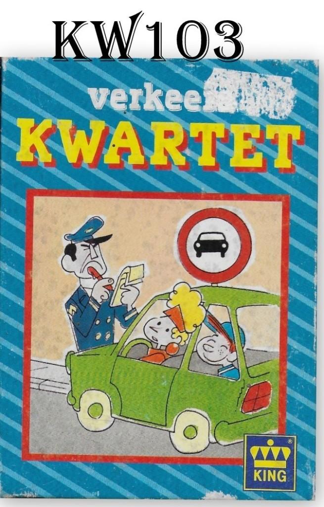 Kw103 verkeerskwartet spel-- nr 887, Ophalen of Verzenden, Gebruikt, Boek