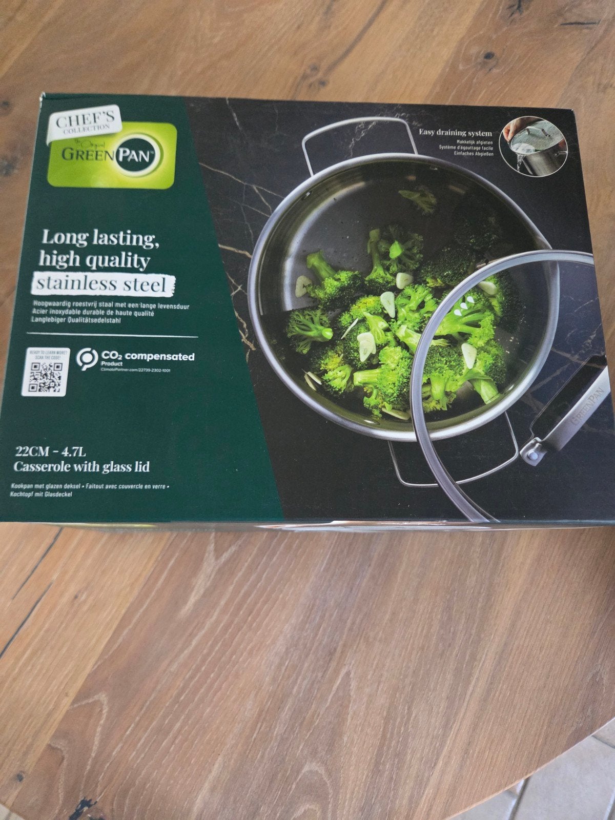 2 Nieuwe Green Pan Kookpannen 22cm met Afgietsysteem, Verzenden