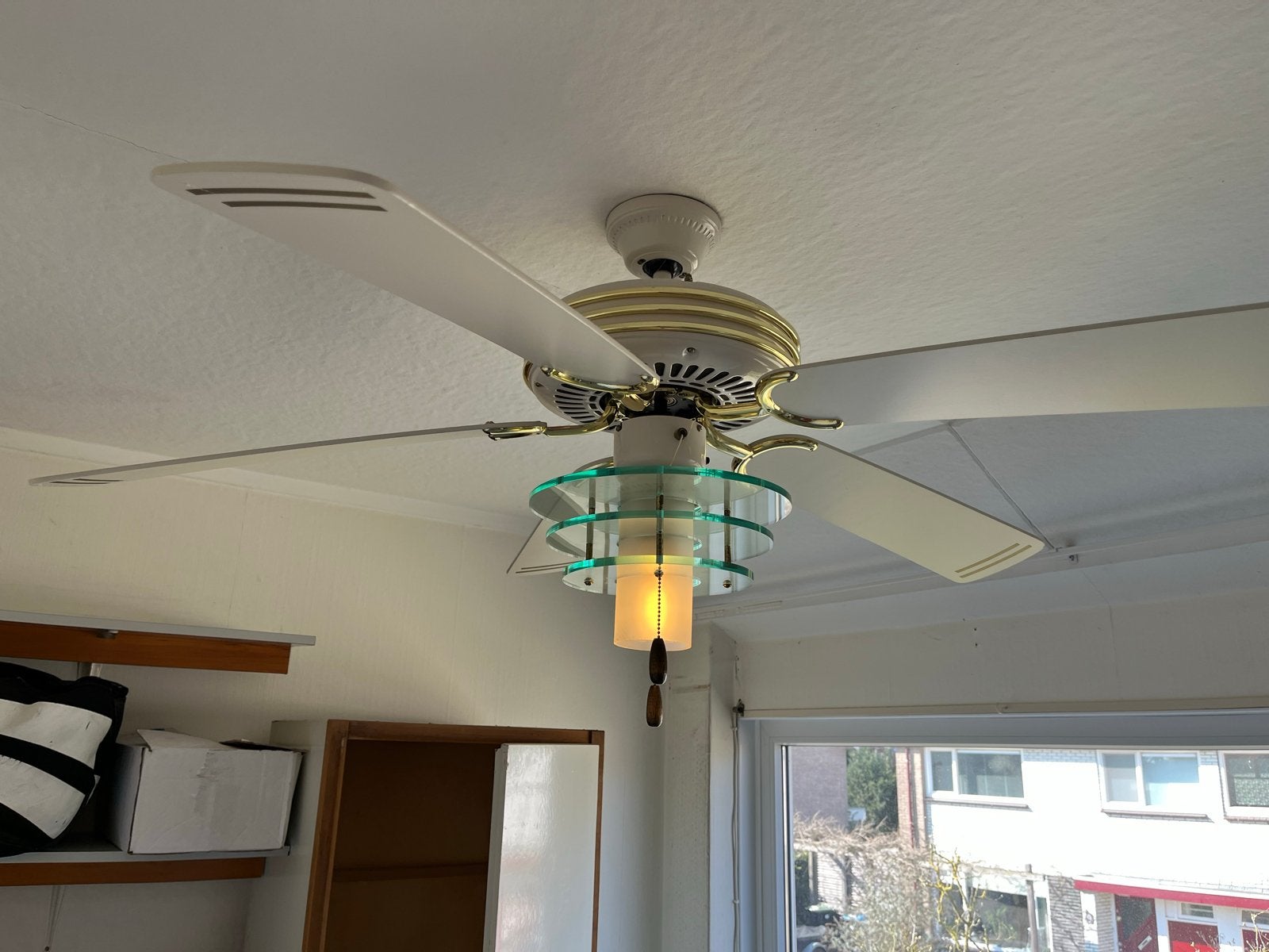 3 stuks - Plafondventilator met verlichting (prijs /stuk), Ophalen, Ventilator met afstandsbediening, Zo goed als nieuw, Plafondventilator