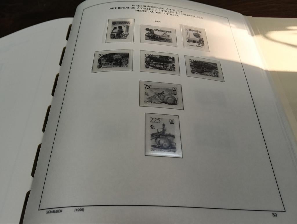 Mooi luxe schaubek album Ned Antillen 1981/1999, Ophalen of Verzenden, Verzamelalbum