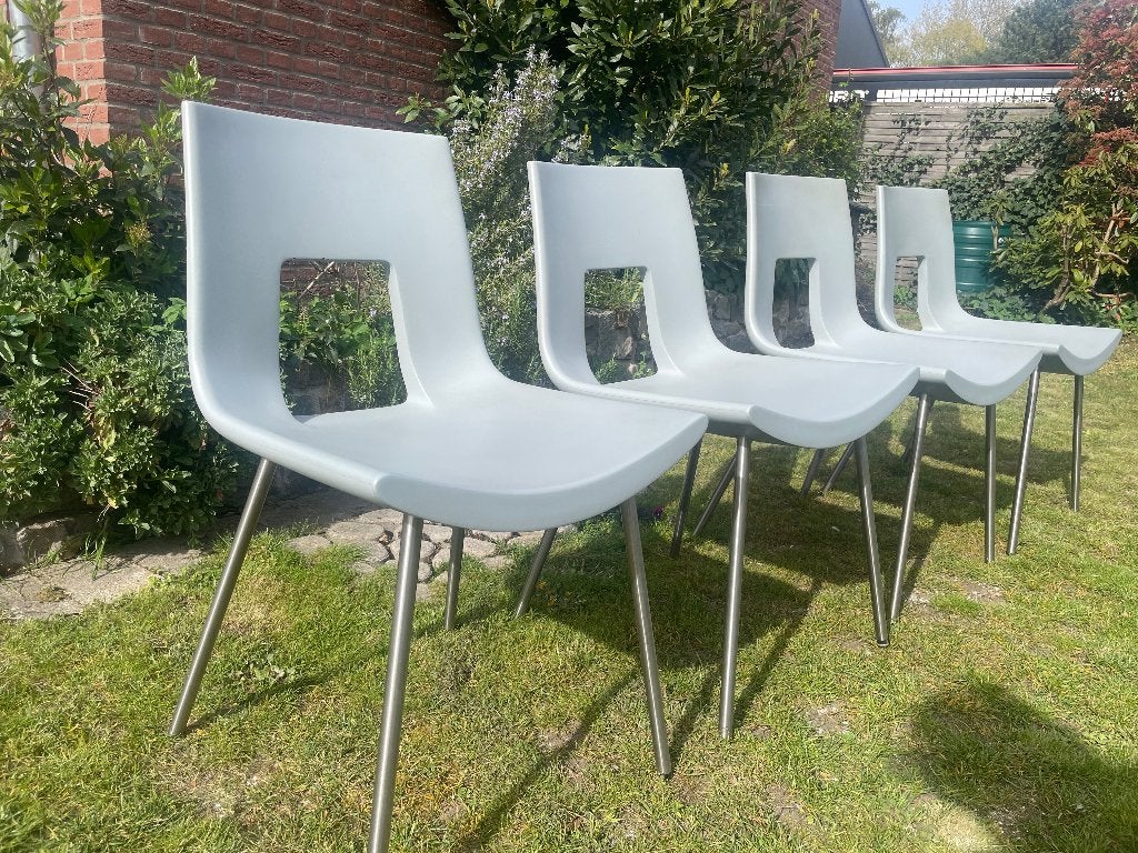 Koopje :-) >  4x TONON “Nine Eighteen / No Limit” stoelen, Ophalen, Gebruikt, Minimalistisch of Scandinavisch interieur, Vier