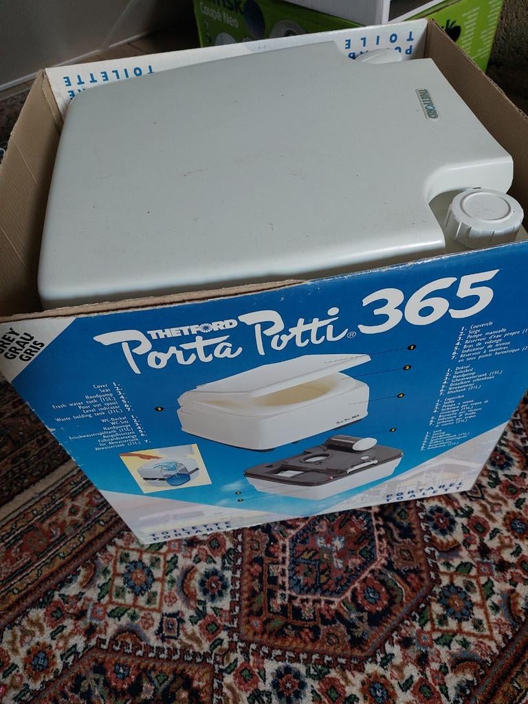 Portie portie wc  ideaal voor boven als je geen toilet hebt., Ophalen of Verzenden, Gebruikt