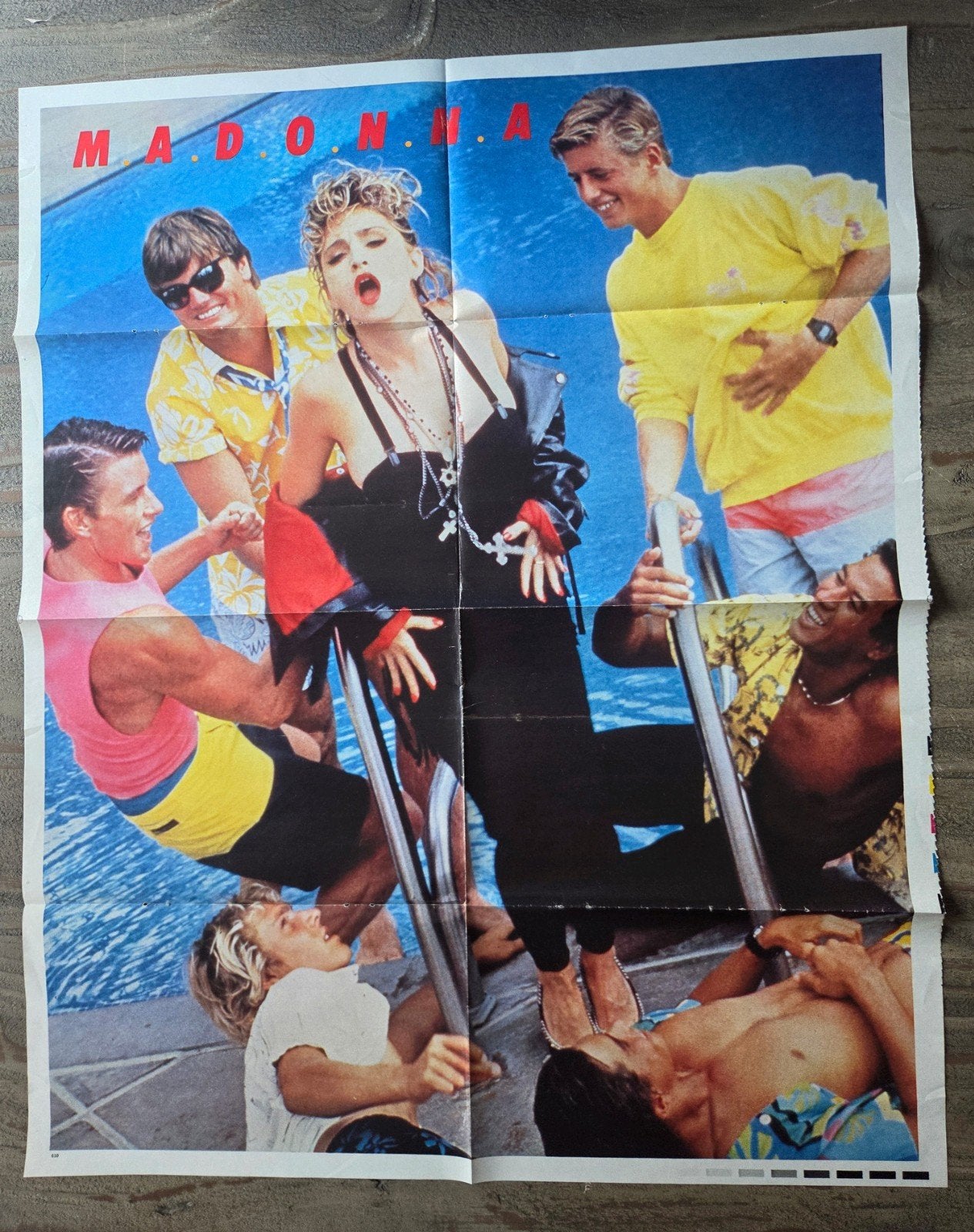 Vintage Madonna poster, Ophalen of Verzenden, Zo goed als nieuw, A1 t/m A3, Muziek