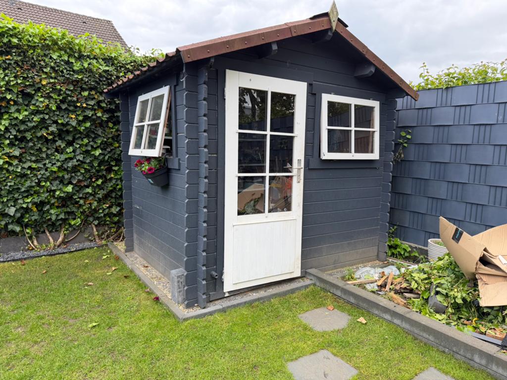 Tuinhuis 2.75m * 1.80m, Tuin en Terras, Tuinhuis, 2 ramen, Met overkapping, Hout