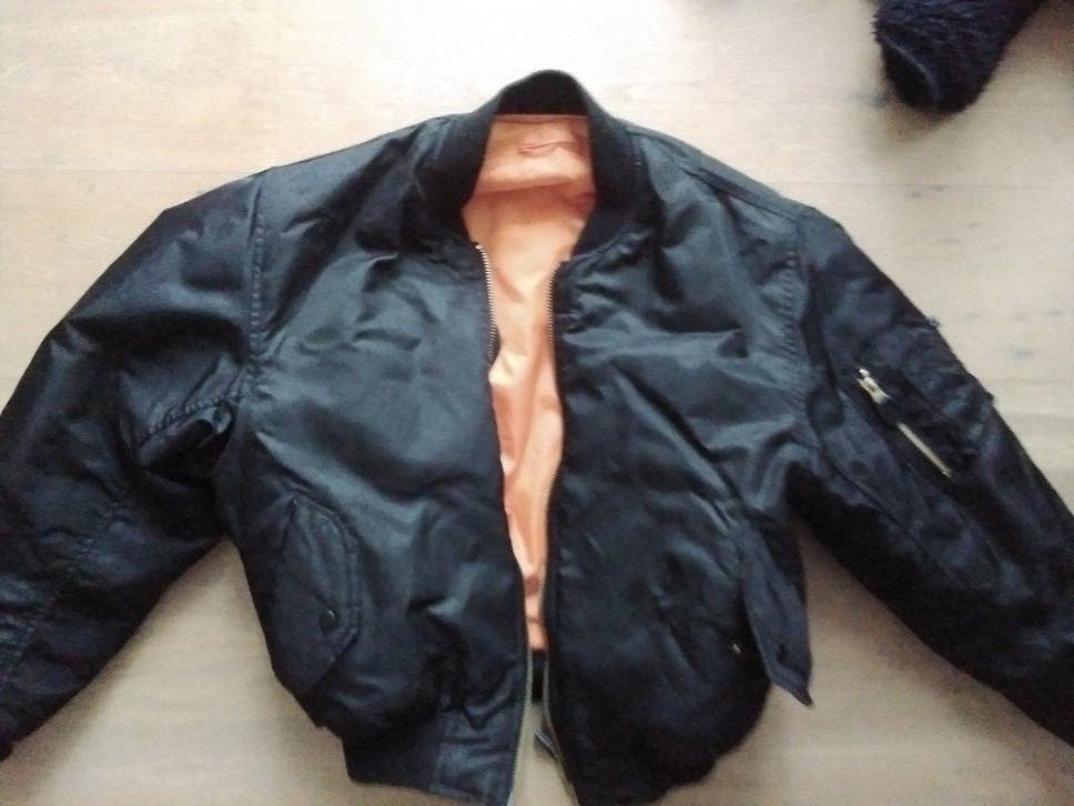 Flyer's Jacket XXS - Zwart met oranje voering, Ophalen of Verzenden