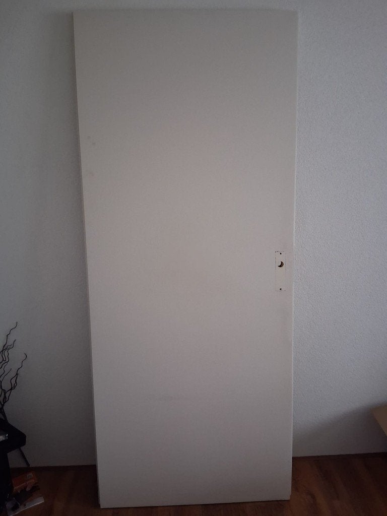 Gratis opdekdeur wit / standaard, Ophalen, Gebruikt, 80 tot 100 cm, Binnendeur
