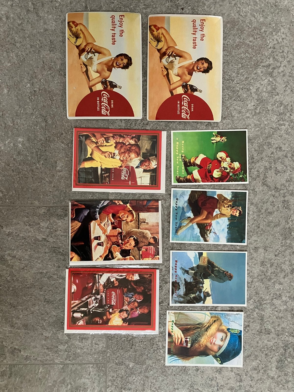 Coca-Cola Ansichtkaarten- Vintage, Ophalen of Verzenden, 1980 tot heden, Ongelopen, Overige thema's