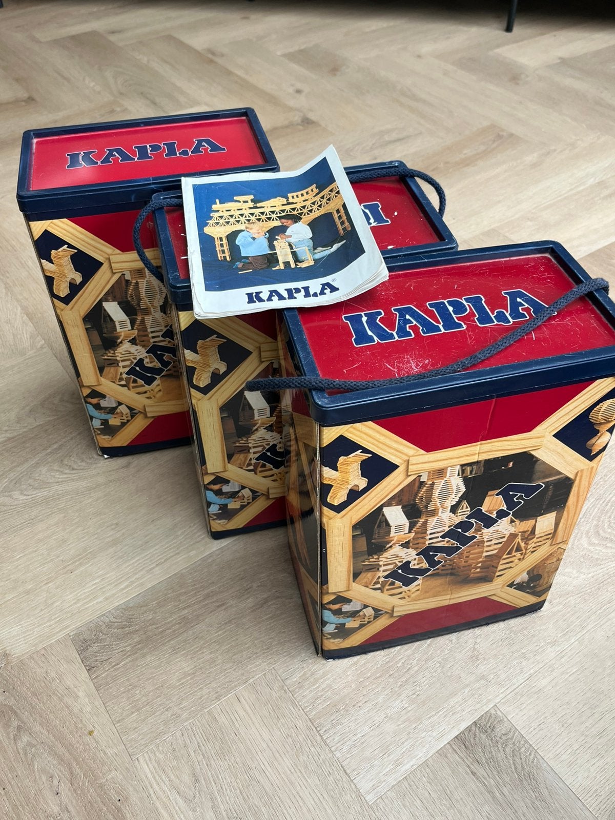 Kapla blokjes, Ophalen, Gebruikt