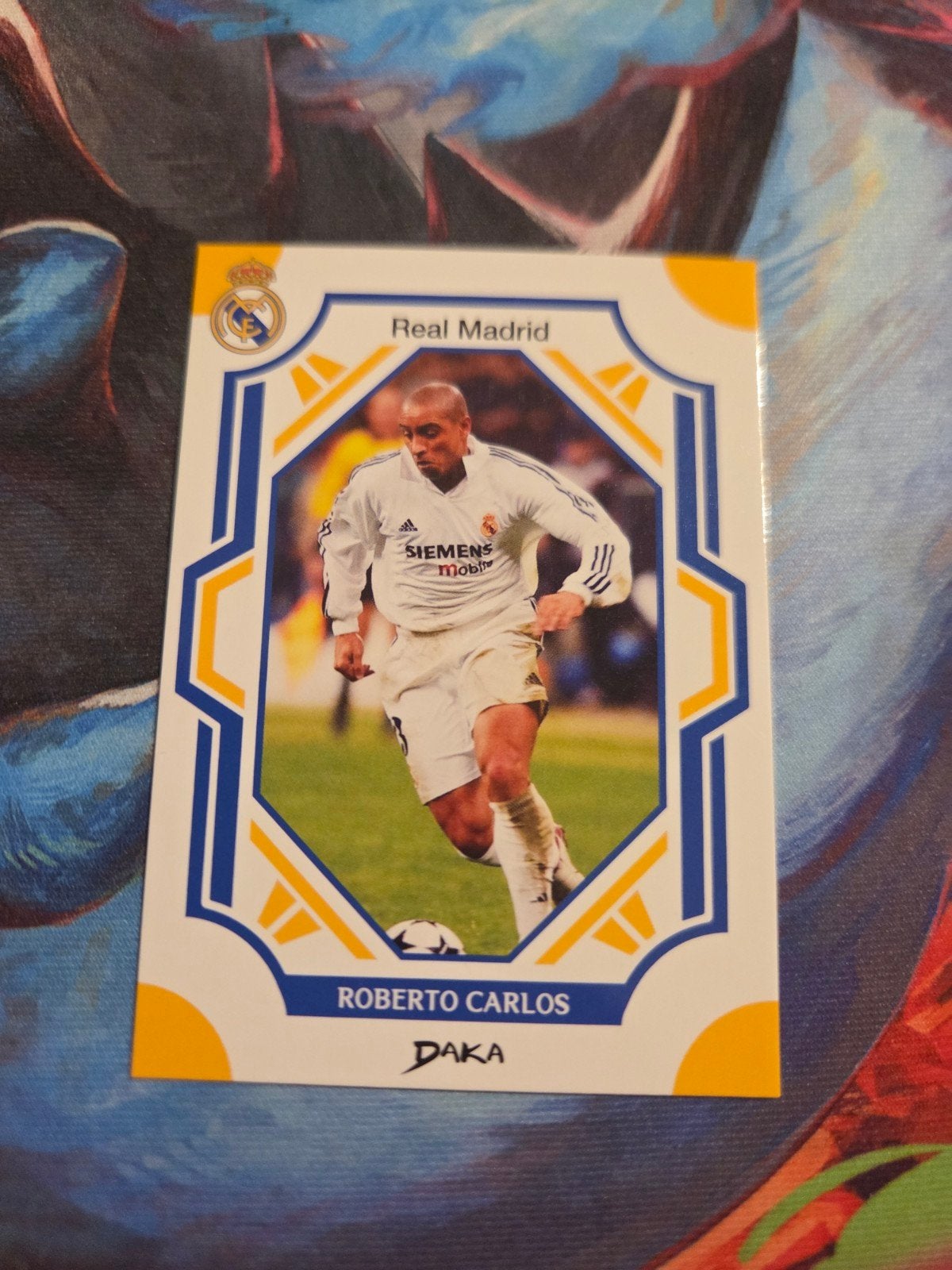 Roberto Carlos Real Madrid Spelerskaart DAKA 2025, Ophalen of Verzenden