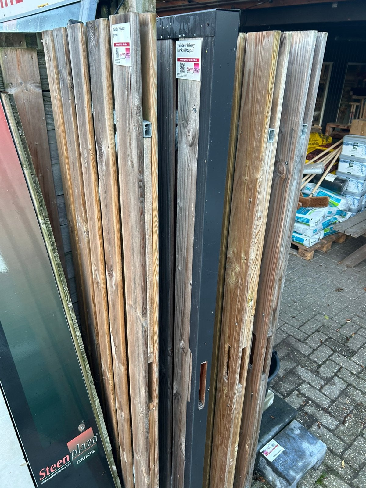 Tuindeuren show modellen te koop, Tuin en Terras, Ophalen, Zo goed als nieuw, Minder dan 180 cm, Palen