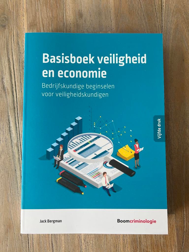 Basisboek veiligheid en economie (vijfde druk), Boeken, Studieboeken en Cursussen, Ophalen of Verzenden, Gamma, Gelezen, HBO