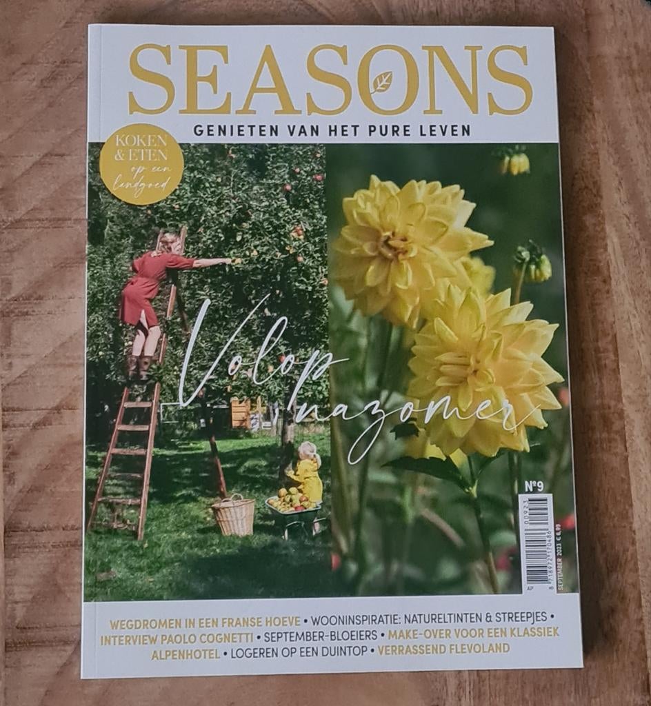Seasons l Genieten van het pure leven  9-2023, Boeken, Tijdschriften en Kranten, Nieuw, Overige typen, Ophalen of Verzenden