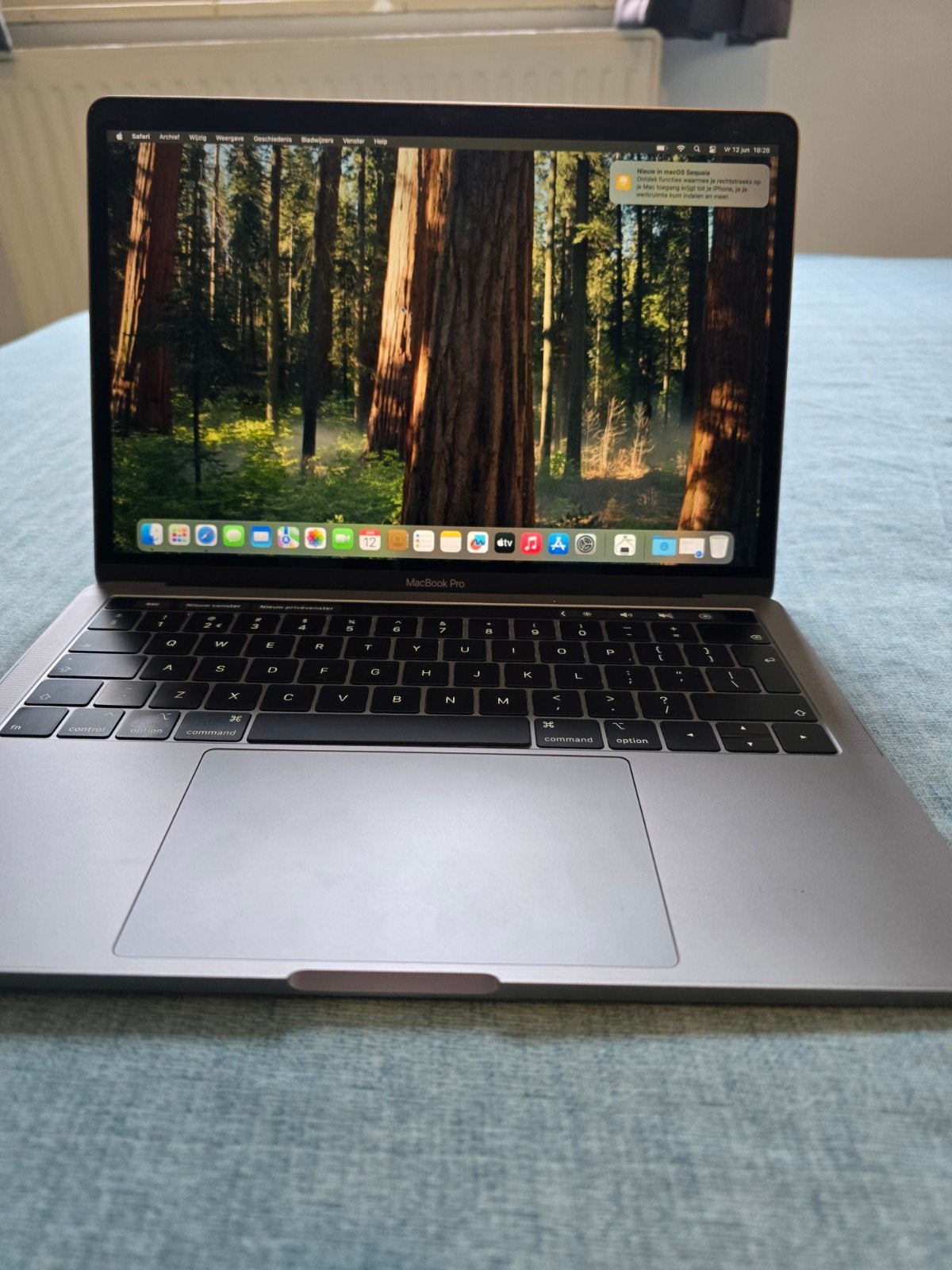 macbook pro 13inch 2018-19. I7 16GB 512GB touchbar, Computers en Software, Apple Macbooks, Gebruikt, 2 tot 3 Ghz, Qwerty, 13 inch