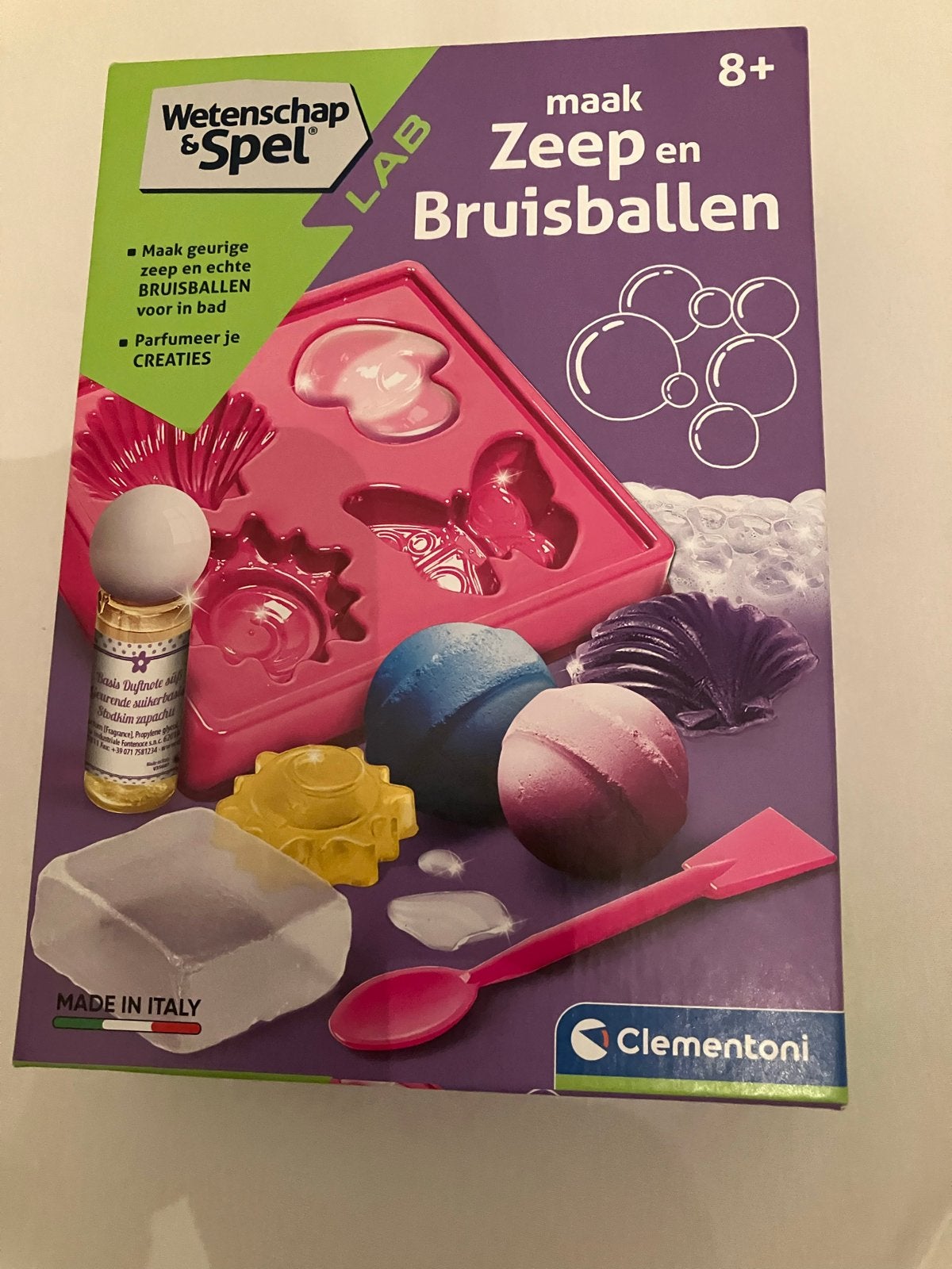 Clementoni Wetenschap & Spel: Maak Zeep en Bruisballen, Overige thema's, Nieuw, Meerkleurig, Ophalen of Verzenden