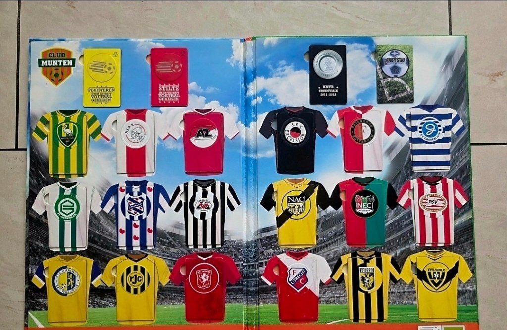 Verzamelalbum Voetbal clubmunten - Compleet, Verzamelen, Plus, Ophalen of Verzenden