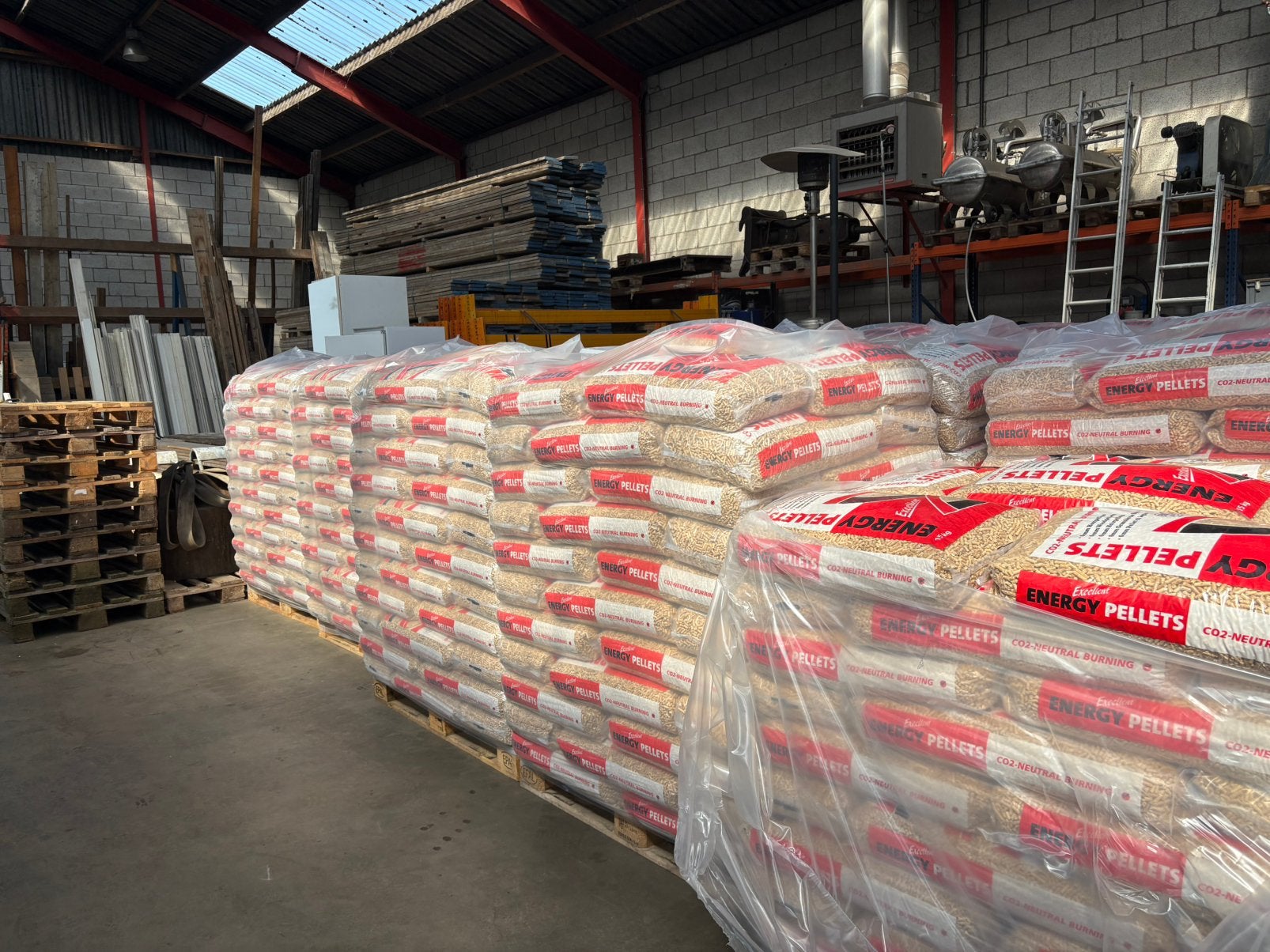OUTLET ENERGY PELLETS EXCELLENT, Ophalen