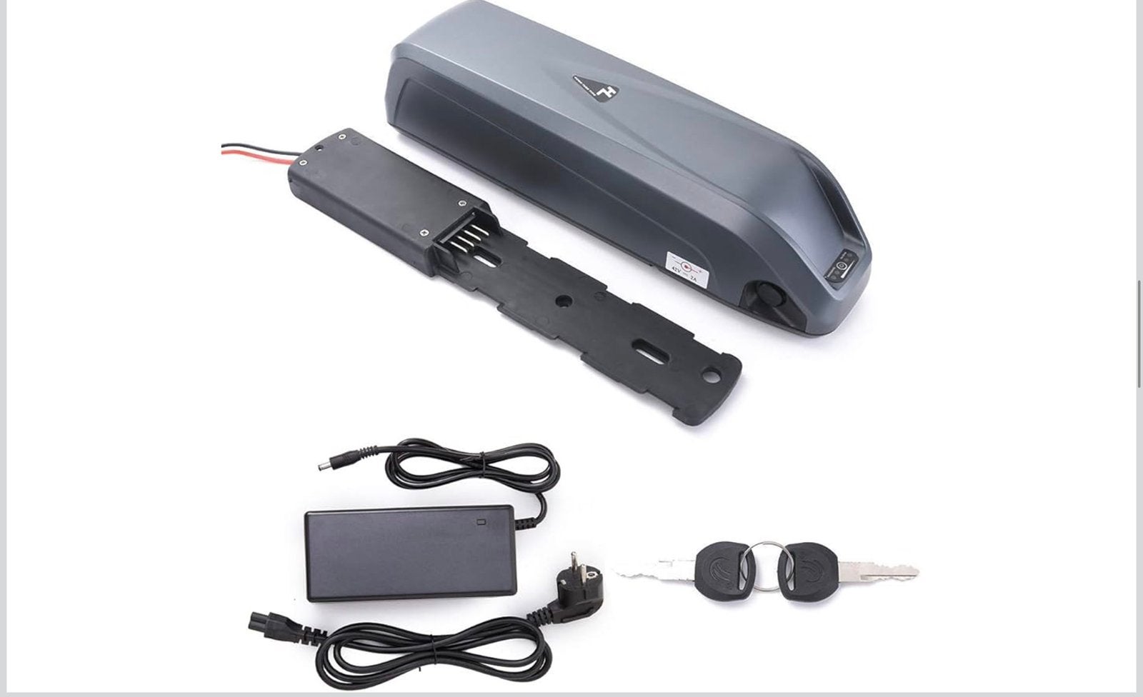 Accu HANERIDE 36V10.4Ah E-Bike Battery with Charger 42V 3A, Ophalen of Verzenden