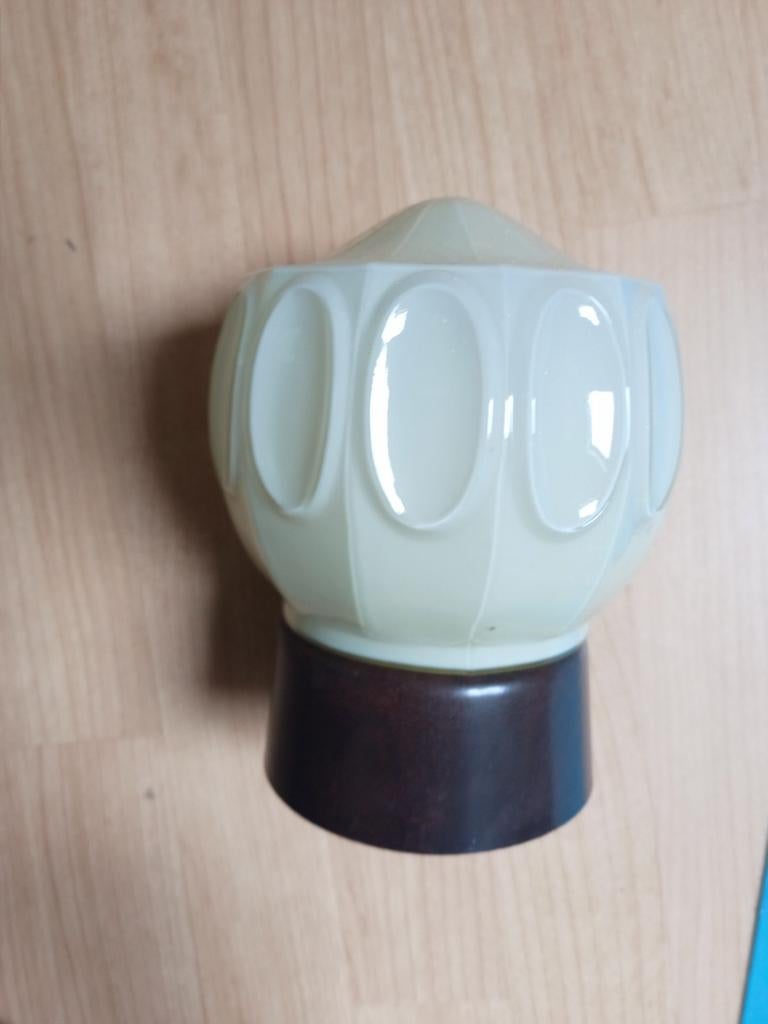 TWEE: Jaren 30 Thabur  plafondlamp top staat en GOEDKOOP !!!, Ophalen of Verzenden, Zo goed als nieuw, Glas, Art Deco, BAUHAUS