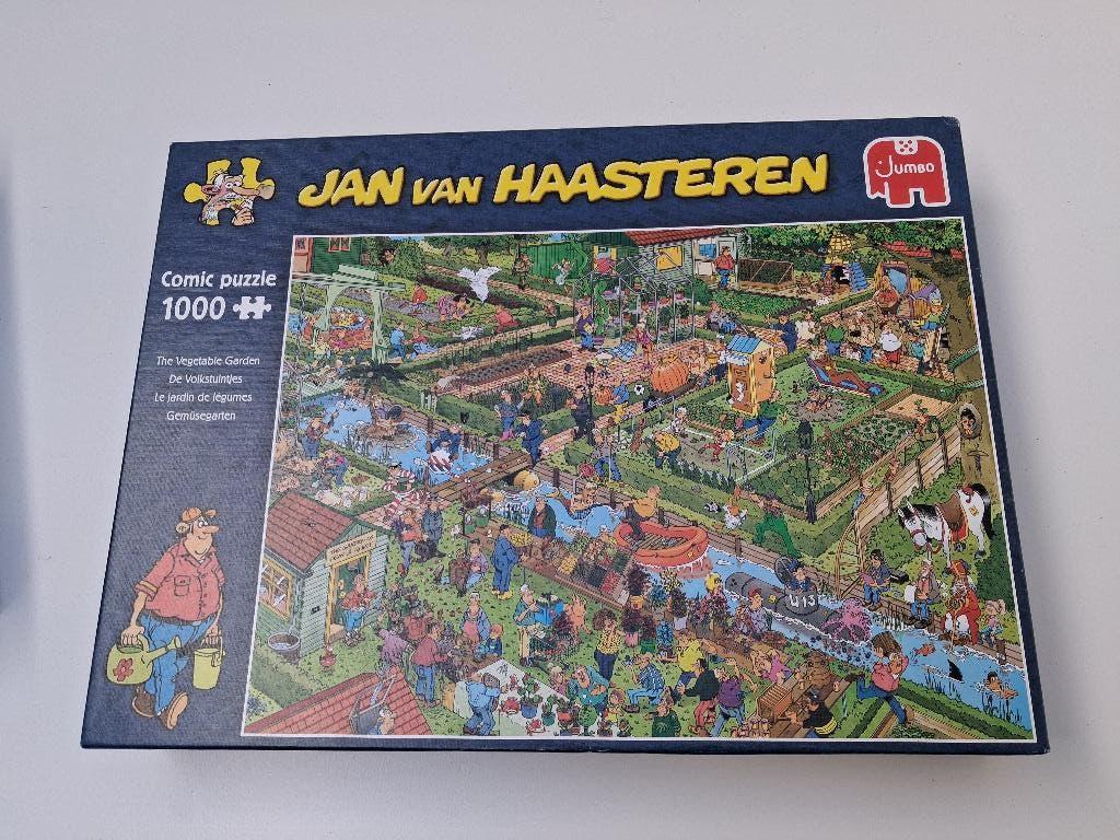 Jan van Haasteren puzzel de Volkstuinen, Ophalen of Verzenden, 500 t/m 1500 stukjes, Zo goed als nieuw, Legpuzzel