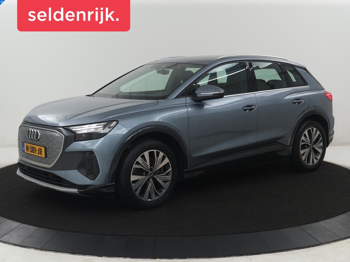 Audi Q4 e-tron 40 Launch edition Advanced 77 kWh | SOH 89,7%, Auto's, Automaat, Gebruikt, Zwart, Blauw