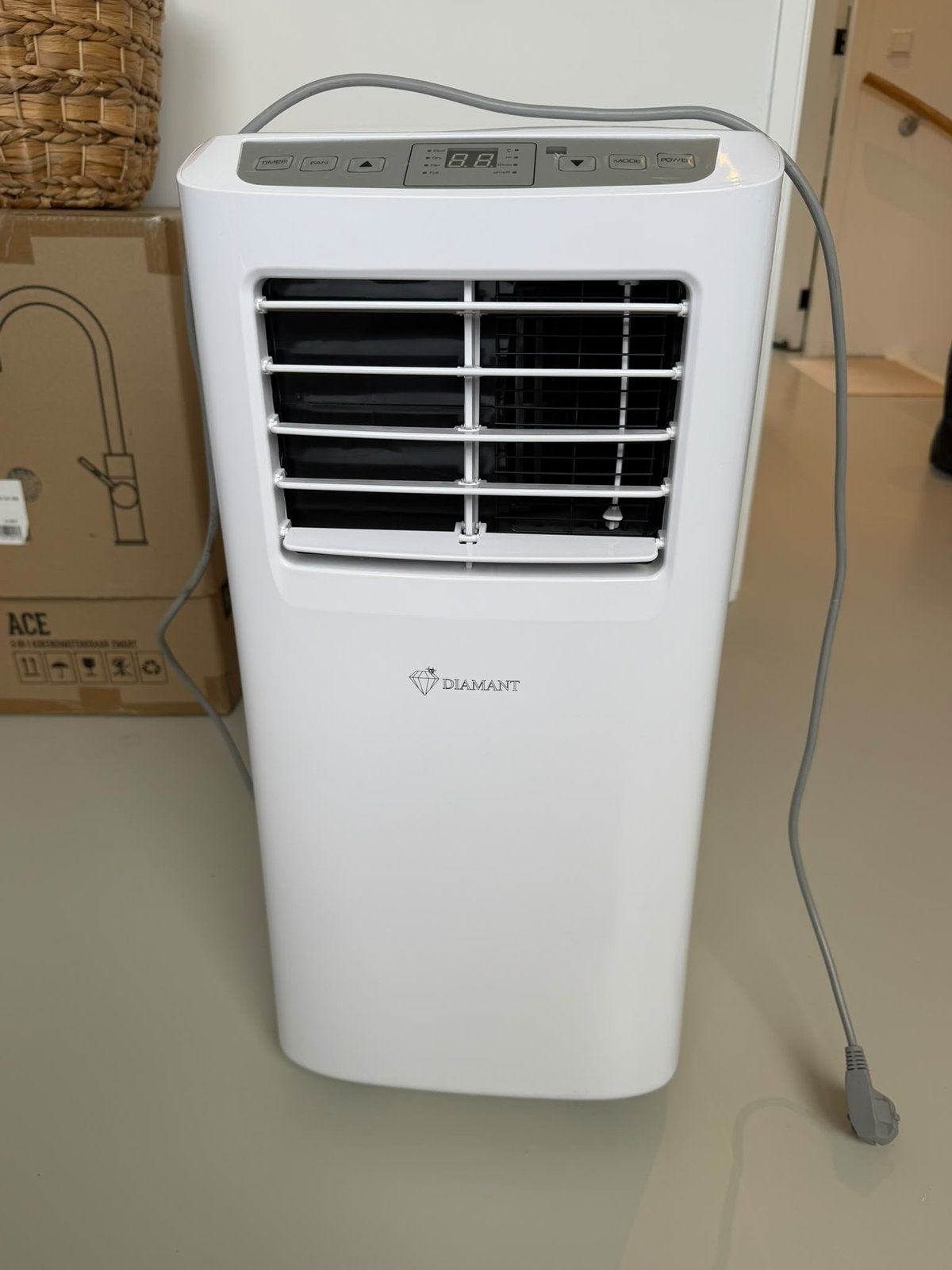 Mobile airco diamant, Ophalen, Minder dan 60 m³, 3 snelheden of meer, Zo goed als nieuw