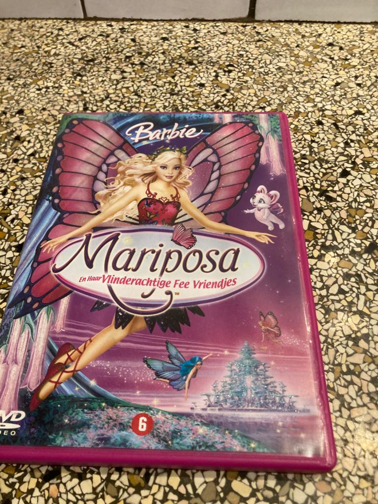 Dvd Barbie mariposa, Cd's en Dvd's, Alle leeftijden, Ophalen of Verzenden, Zo goed als nieuw
