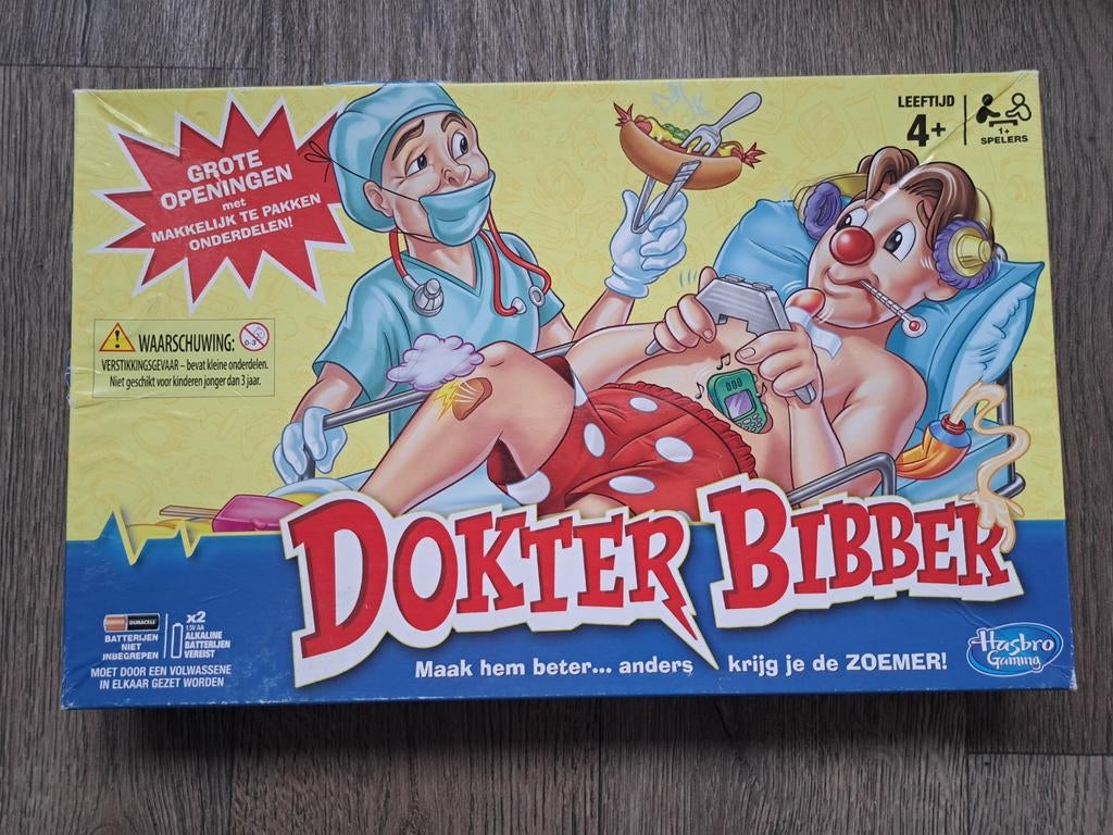 Dokter Bibber zgan, Een of twee spelers, Ophalen of Verzenden, Zo goed als nieuw