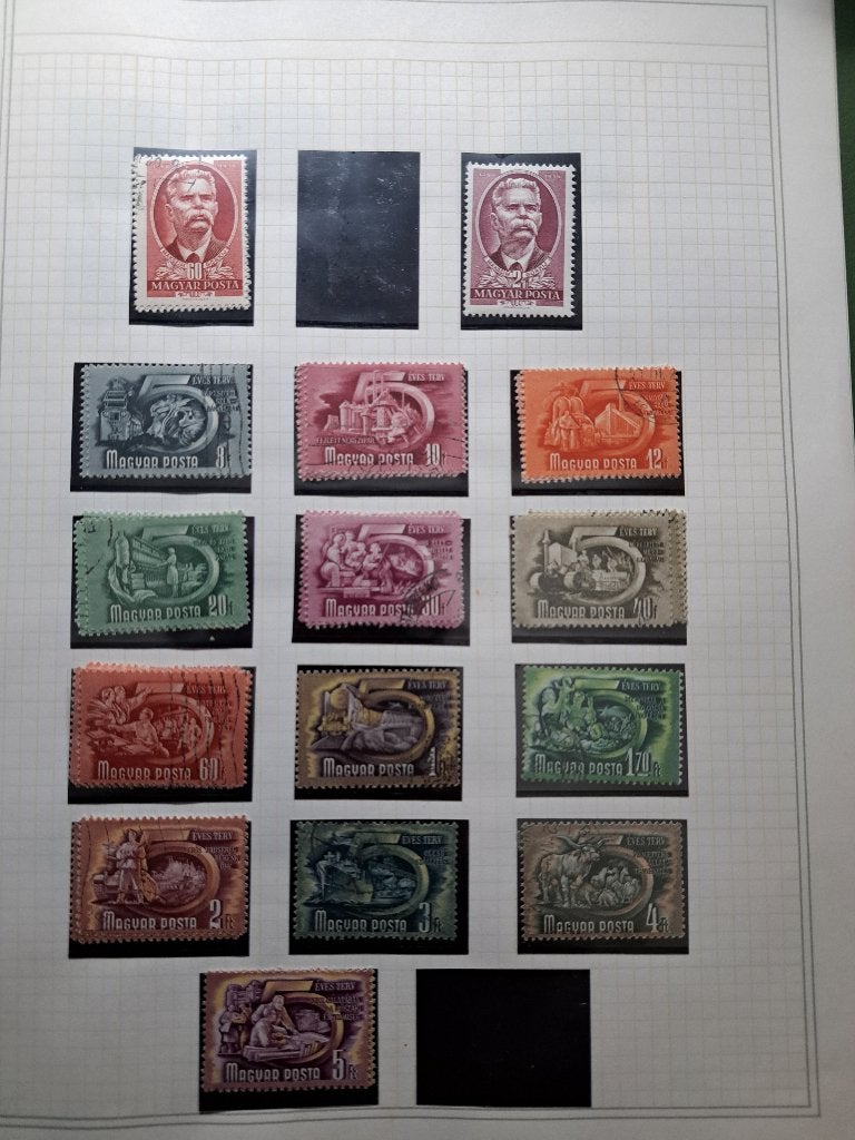HONGARIJE postzegels 1951 zie foto, Ophalen of Verzenden
