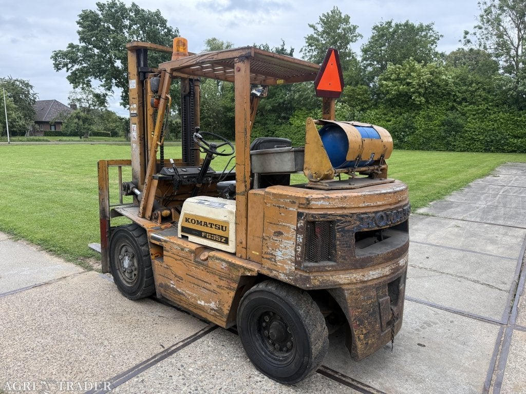 Komatsu 3.5 tonner lpg heftruck - nieuwe keuring, Zakelijke goederen, LPG, Komatsu, Heftruck, Ophalen of Verzenden