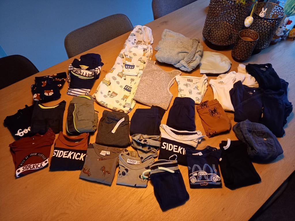 Babykleding jongens maat 50, 56 (38 st), Kinderen en Baby's, Ophalen of Verzenden, Zo goed als nieuw, Jongetje