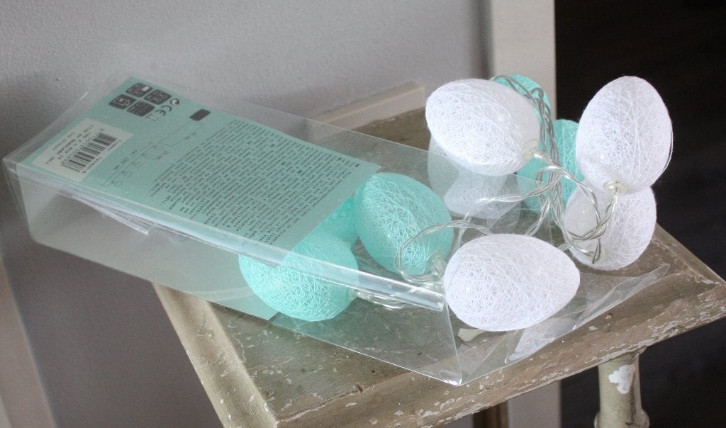 licht snoer met wit en groen blauw, Ophalen of Verzenden