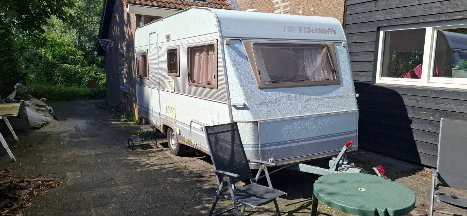 Nette kussenset compleet Dethleffs 460T Newline 1996, Ophalen, Zo goed als nieuw