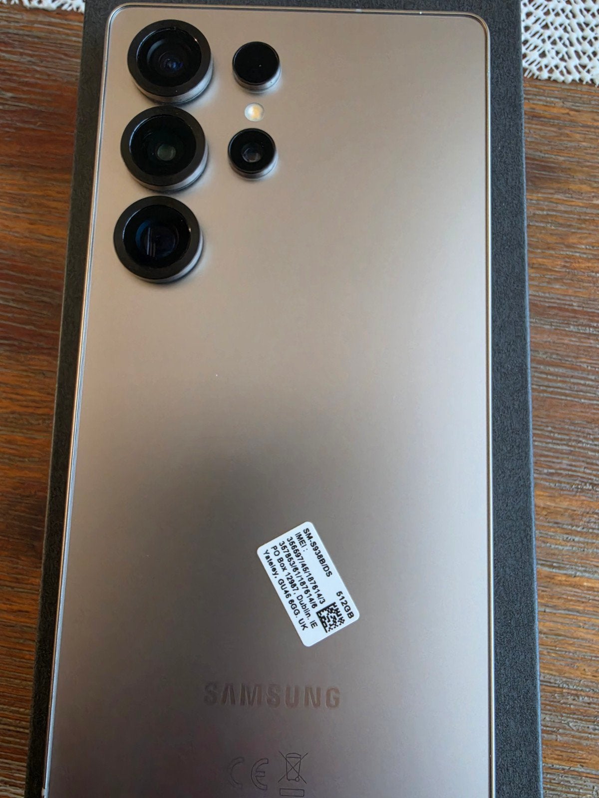 Samsung Galaxy S25 Ultra 512GB Titanium Gray Z.G.A.N., Ophalen, Overige modellen, Overige kleuren, Touchscreen
