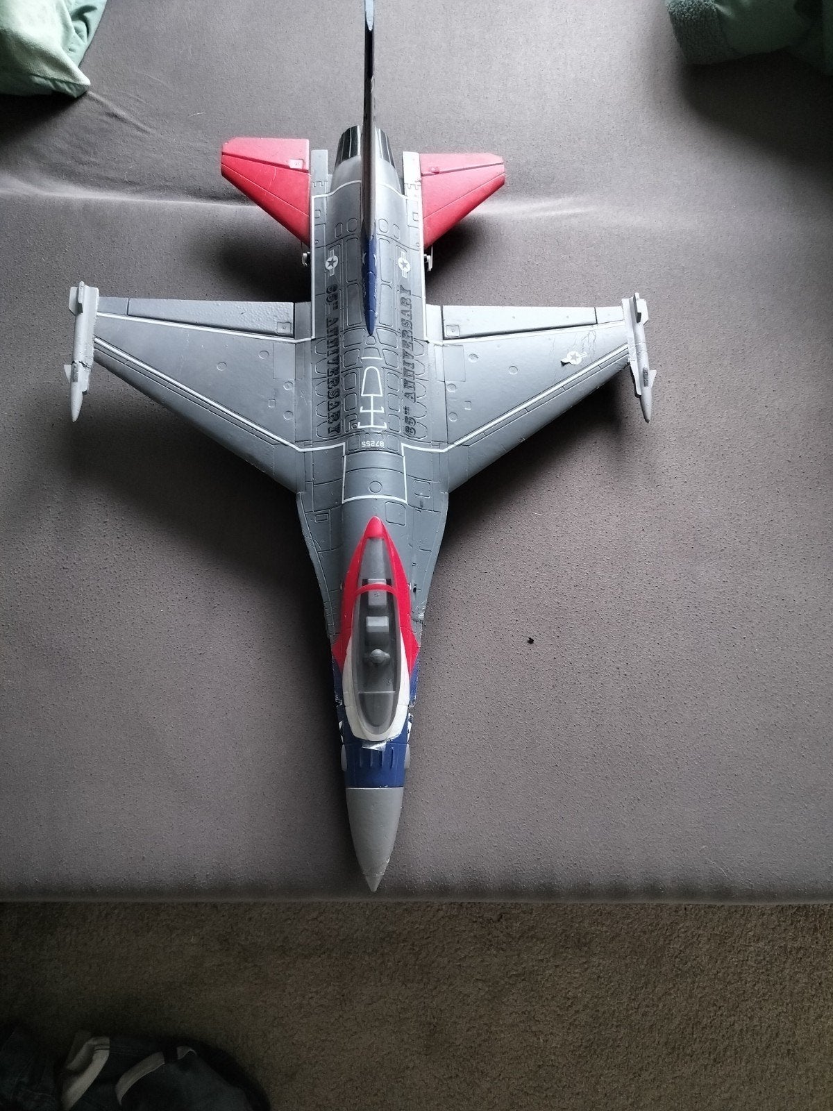 f-16 rc vliegtuig, Ophalen of Verzenden, Gebruikt, Schaalmodel