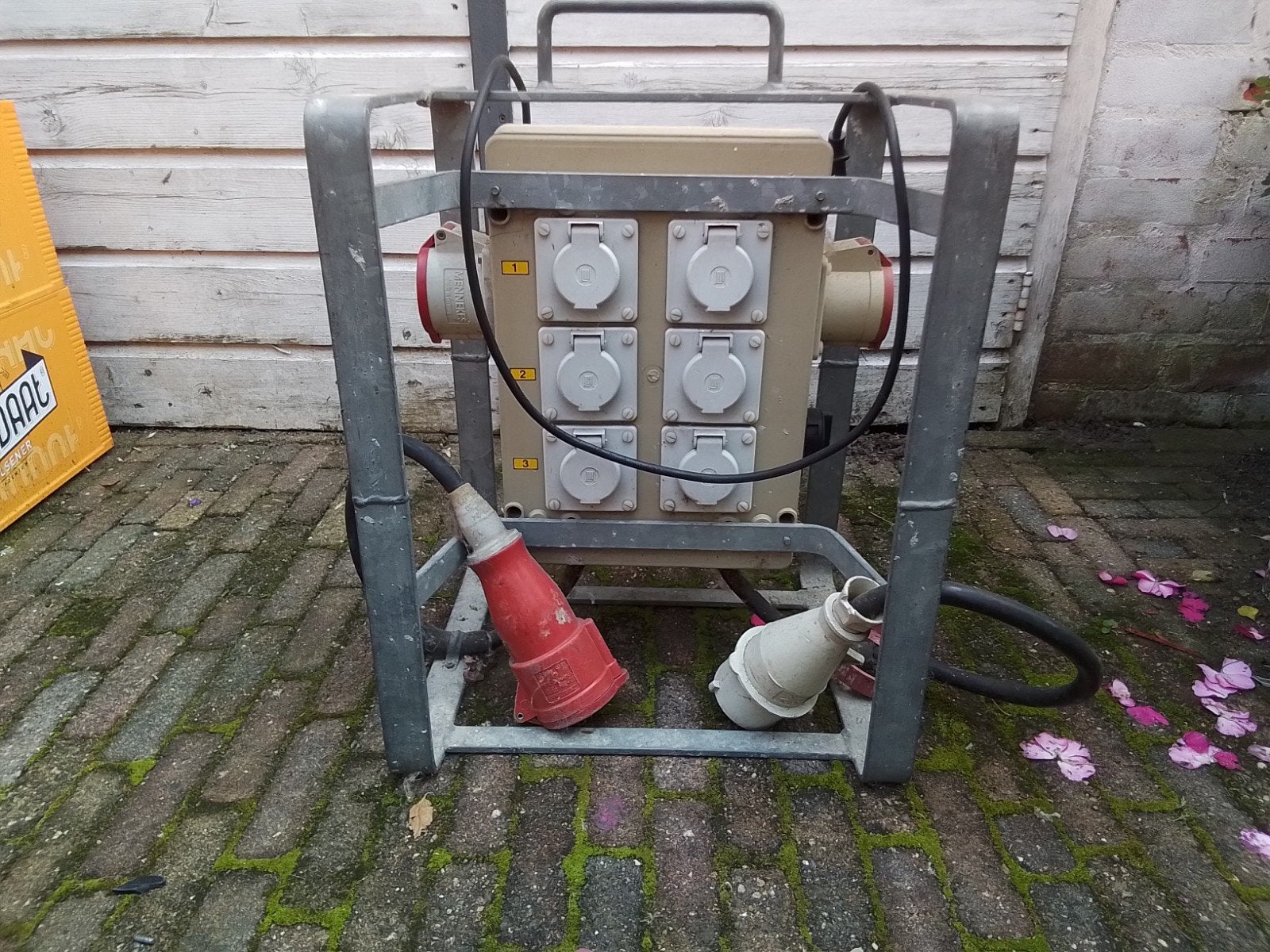 Krachtstroom verdeelkast met kabels, Doe-het-zelf en Verbouw, Ophalen, Gebruikt, Overige merken, Overige typen