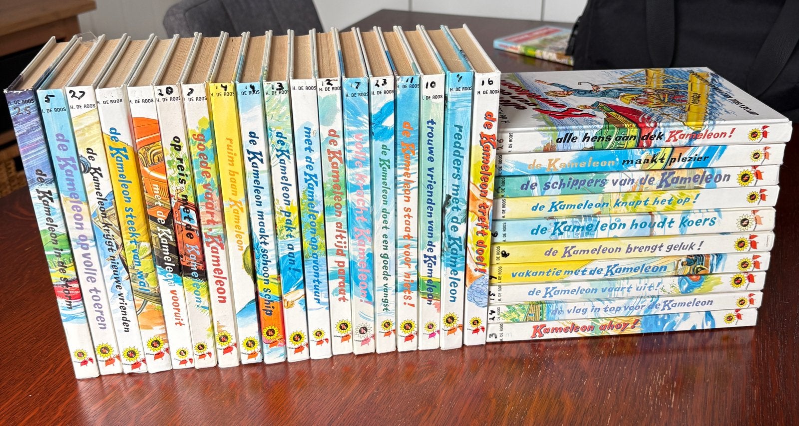 Te koop: een 28 delige serie kameleon boeken., Boeken, Ophalen, Gelezen