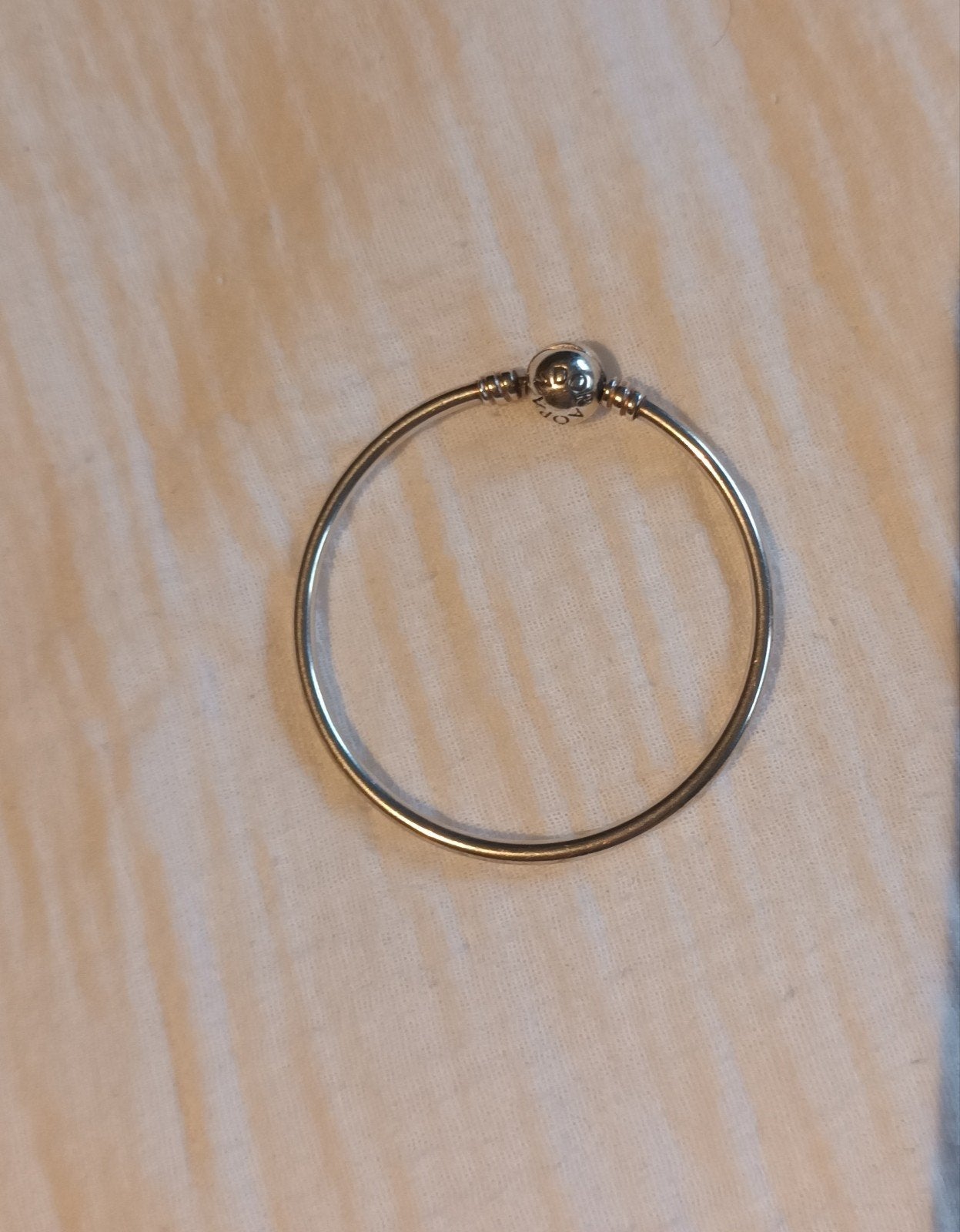 Pandora Bangle, Sieraden, Tassen en Uiterlijk, Piercings, Ophalen of Verzenden, Zo goed als nieuw, Zilver, Navelpiercing