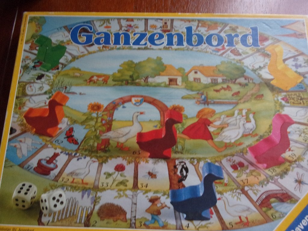 GANZENBORD met Grote Houten GANZEN, als nieuw, Een of twee spelers, Ophalen of Verzenden, Zo goed als nieuw, Ravensburger