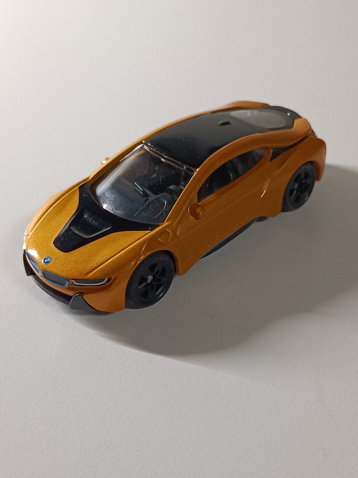 Siku BMW i8 Speelgoedauto - Oranje, Ophalen of Verzenden, Zo goed als nieuw, Auto