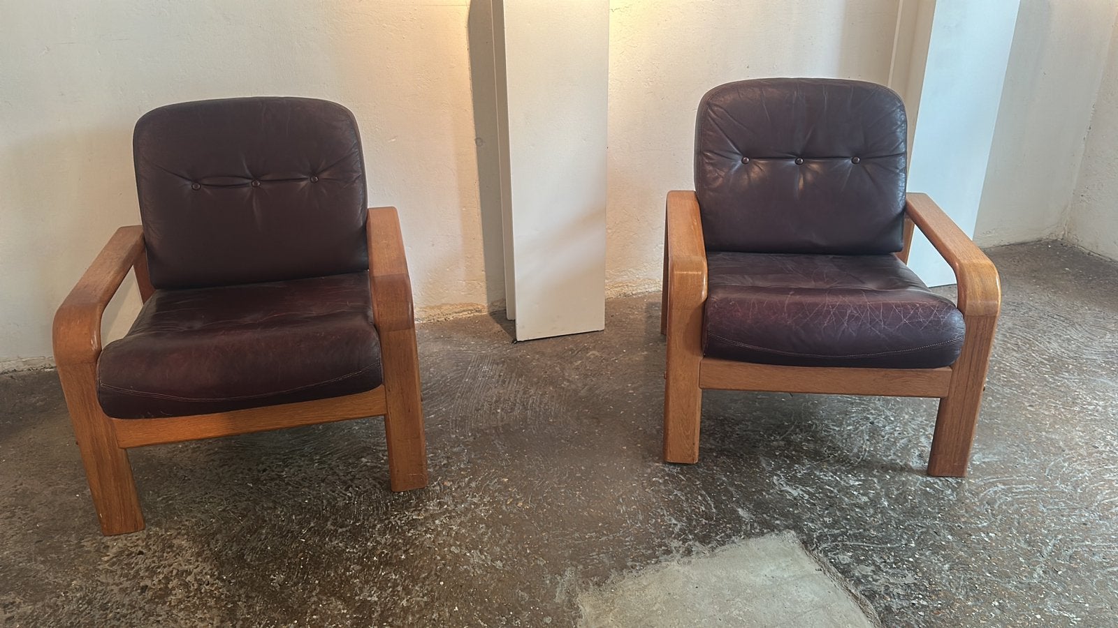 HS Möbler Denmark Fauteuls stoelen, Ophalen of Verzenden, Zo goed als nieuw, 75 tot 100 cm, 50 tot 75 cm