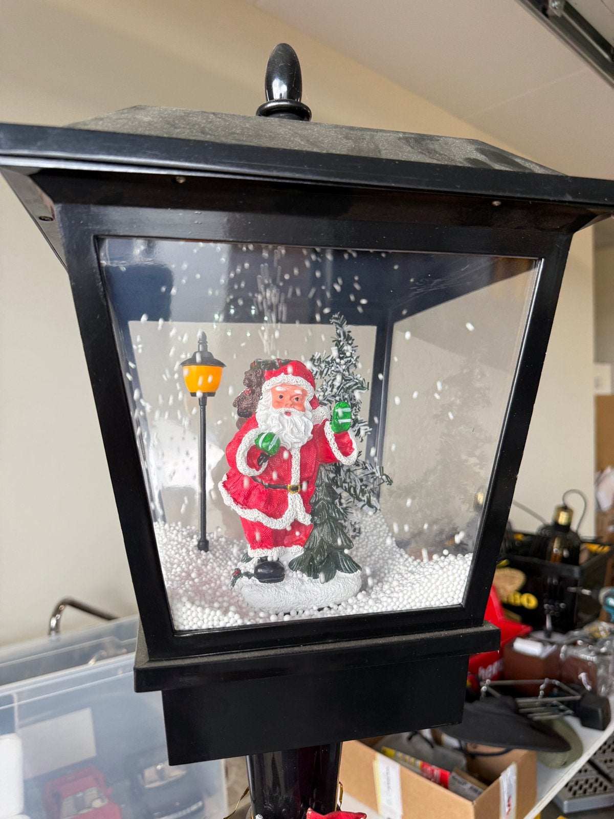 Kerst lantaarn, Ophalen, Zo goed als nieuw