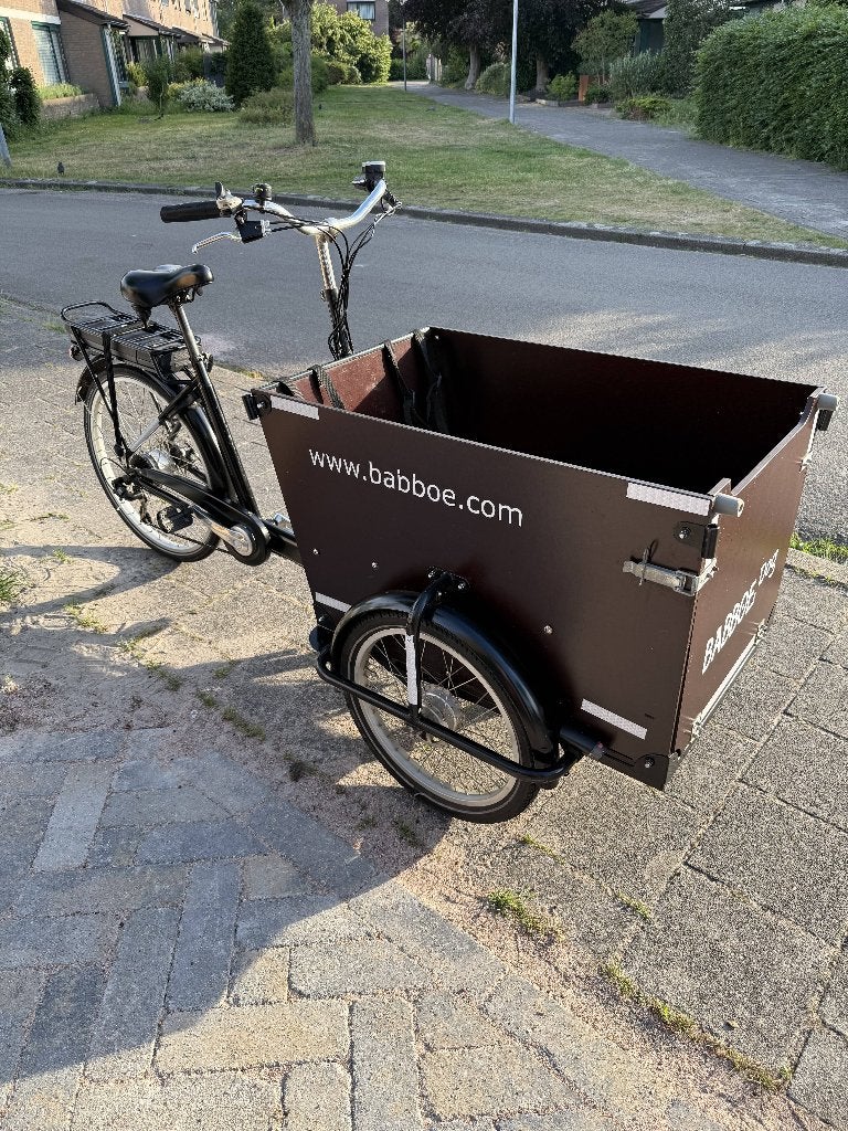 Babboe Dog-E bakfiets, Fietsen en Brommers, Fietsen | Bakfietsen, Gebruikt, Elektrisch, 2 kinderen, Ophalen