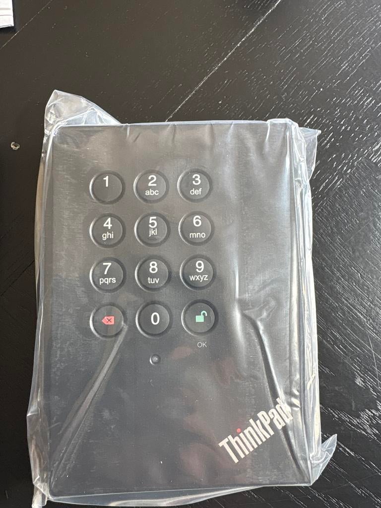 Nieuwe Lenovo ThinkPad USB 3.0 Secure Hard Drive 1 TB, Computers en Software, Harde schijven, Server, HDD, Ophalen of Verzenden