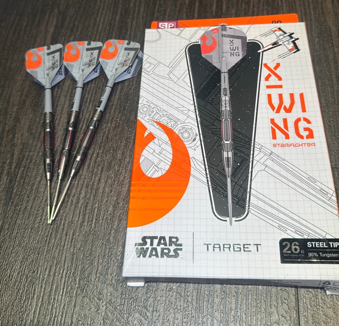 Target Star Wars X-Wing 26 gram - Dartpijlen, Ophalen of Verzenden, Zo goed als nieuw, Pijlen