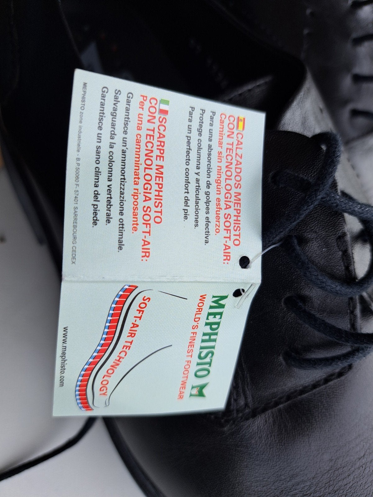 Mephisto herenschoenen - Zwart leer, Soft-Air, Zwart, Nieuw, Mephisto, Loafers