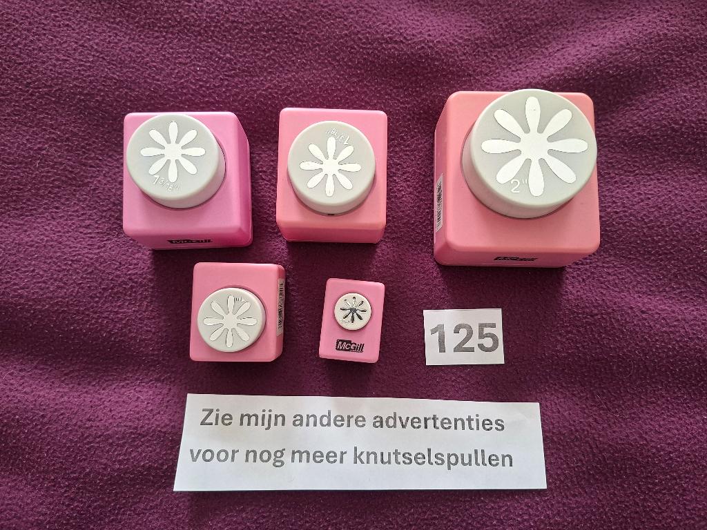 Complete set ponsen (nr 125), Hobby en Vrije tijd, Ophalen of Verzenden, Gebruikt, Overige thema's, Overige typen